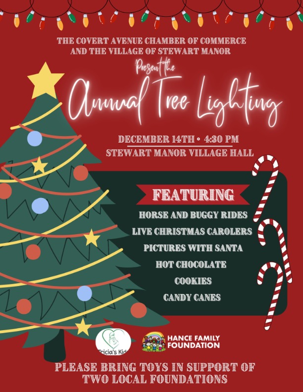 Flyer for Tree Lighting Ceremony