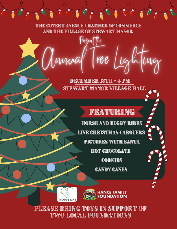 Flyer for Tree Lighting Ceremony